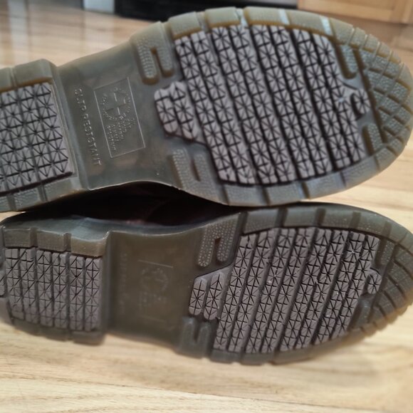 Dr. Martens 1460 Slip Resistant Boots - Dark Tan - Men’s US 10/EU 43 - Like New - Picture 3 of 6